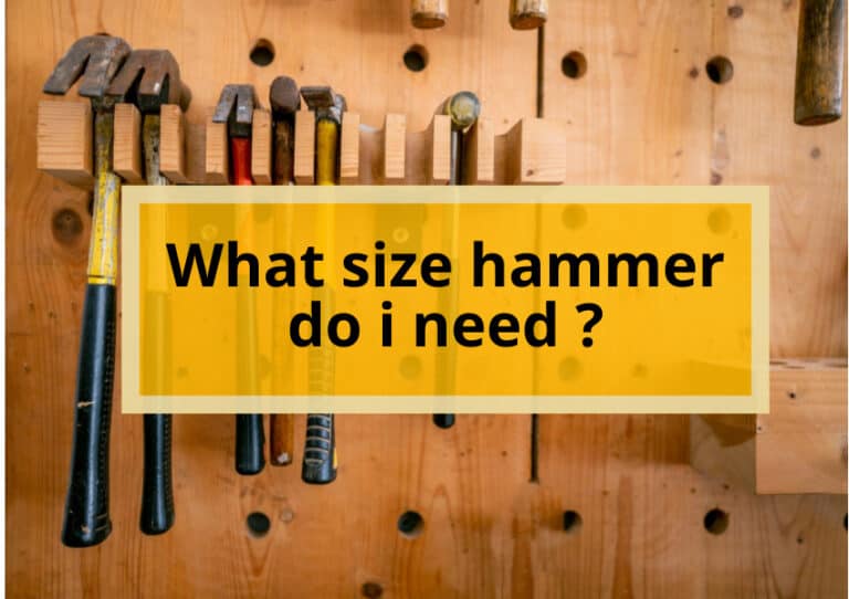 What Size Hammer Do I Need
