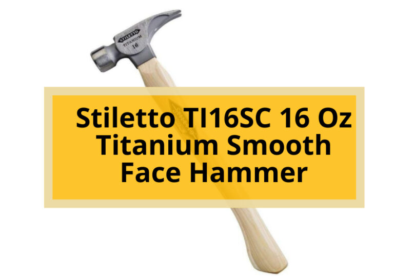 Stiletto TI16SC 16 Oz Titanium Smooth Face Hammer